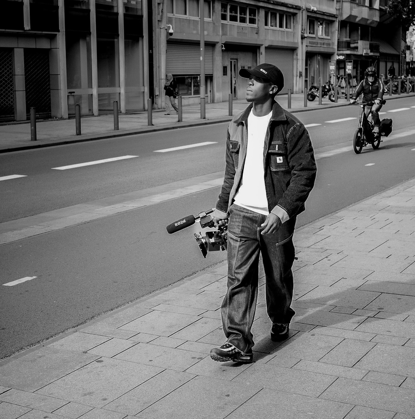 Kreative Raw, filmmaker on location